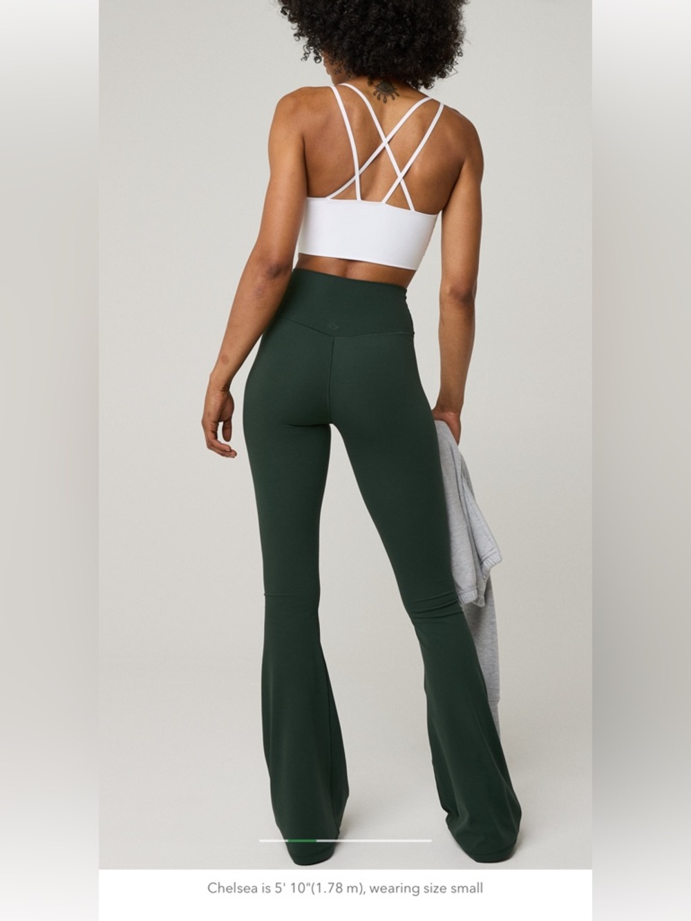aerie Forest Green High-Rise Flare Leggings - Picture 4 of 4